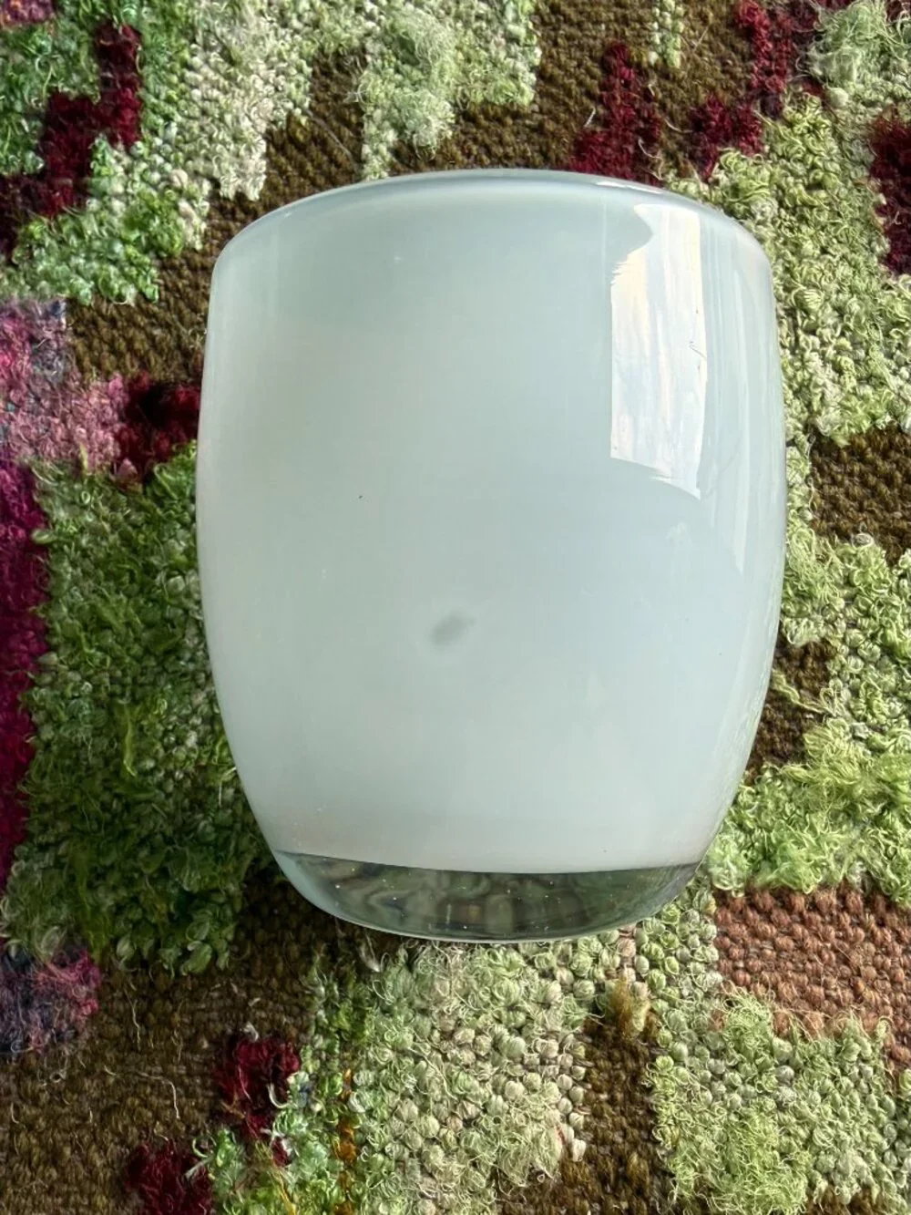 Glassybaby Candle Holder in Light Blue/Aqua